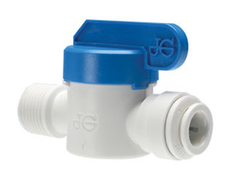 (image for) John Guest PPSV010822W Ball Valve 1/4" MPT x 1/4" Guest